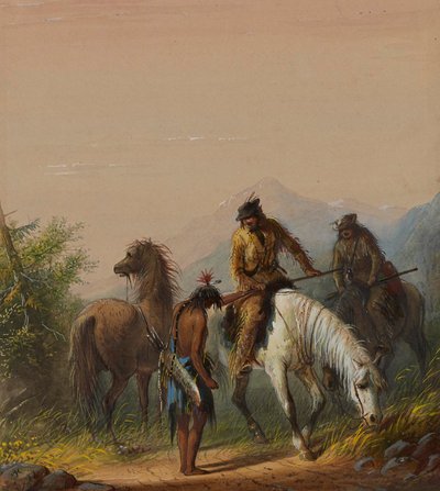 Det indiske orakel af Alfred Jacob Miller