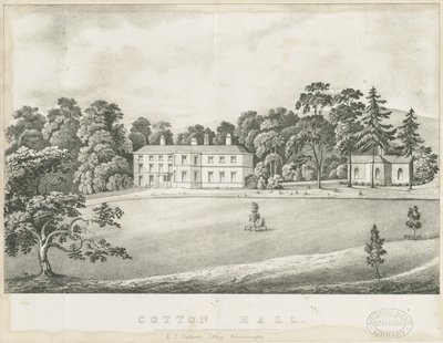 Cotton - Hall: lithograph, and [19th century] dani af Alfred Jolly Caldicott