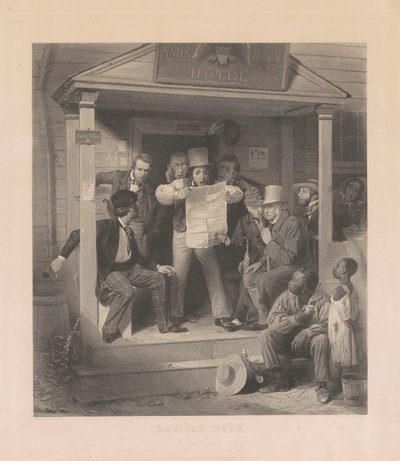 Mexicanske nyheder af Alfred Jones, after Richard Caton Woodville
