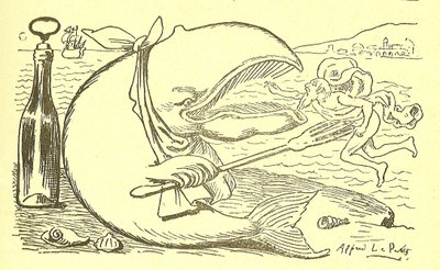 Illustration af Alfred Le Pete (1841-1909) i Gros-Jean og hans kur af Alfred Le Petit