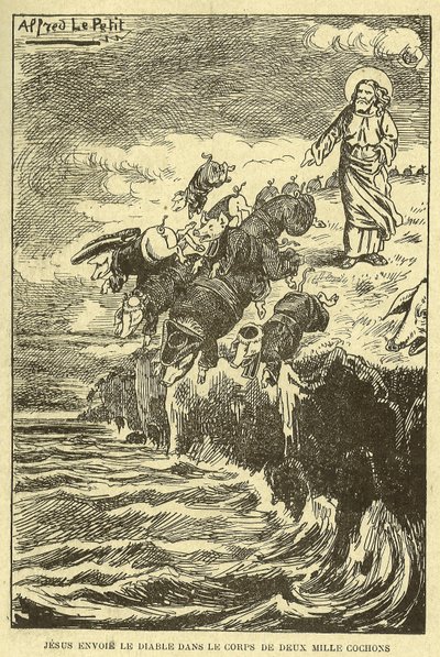 Illustration af Alfred Le Pete (1841-1909) i Gros-Jean et son-kur af Alfred Le Petit