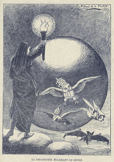 Illustration af Alfred Le Petit (1841-1909) i Grosjean og hans kur af Alfred Le Petit