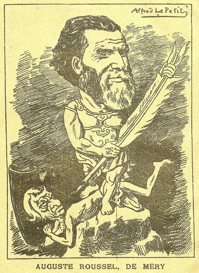 Illustration af Alfred Le Petit (1841-1909) i Grosjean og hans kur af Alfred Le Petit