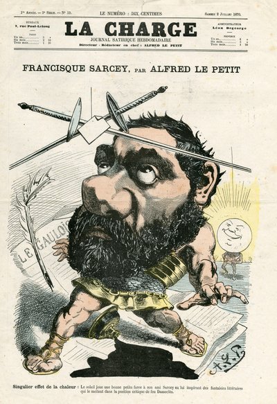 The Charge (1870), nummer 12, satirisk i farver af Alfred Le Petit