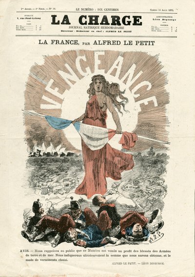 The Charge (1870), nummer 18, satirisk i farver af Alfred Le Petit