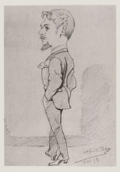 Portræt af Mars, 1873 af Alfred Le Petit
