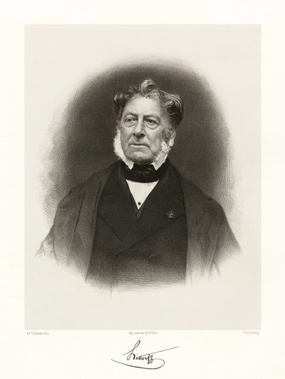 Jakob Ignaz Hittorf, 1865-66 af Alfred Lemoine