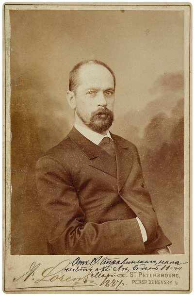 Feodor Stravinski (1843-1902) - Portræt af basoperasangeren Fyodor Ignatievich Stravinsky (1843-1902) - Petersborg Fotostudie Alfred Lorens. Fotografi af Alfred Lorens