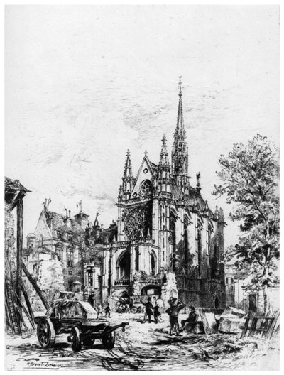 Sainte-Chapelle, c1865-1935 1924 af Alfred Louis Brunet Debaines