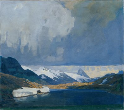 Bernina Tordenvejr af Alfred Poell