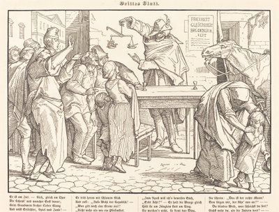 Også en dødedans III af Alfred Rethel