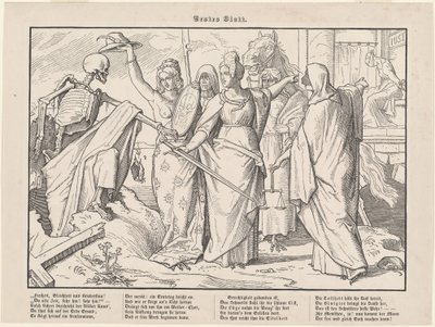 Også en dødedans I af Alfred Rethel