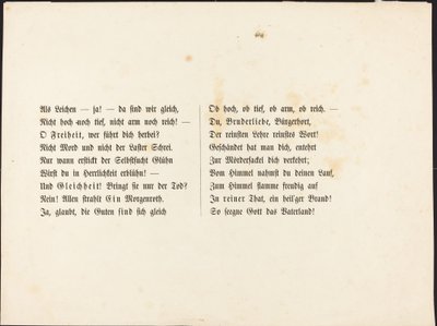 Også en dødedans: Tekstside af Alfred Rethel