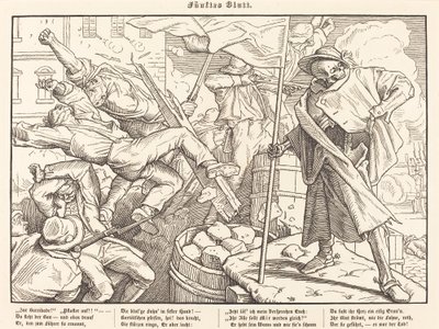 Også en dødedans V af Alfred Rethel