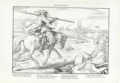 Også en dødedans, plade II af Alfred Rethel