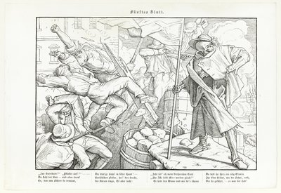 Også en dødedans, plade V af Alfred Rethel