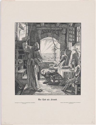 Døden som en ven af Alfred Rethel
