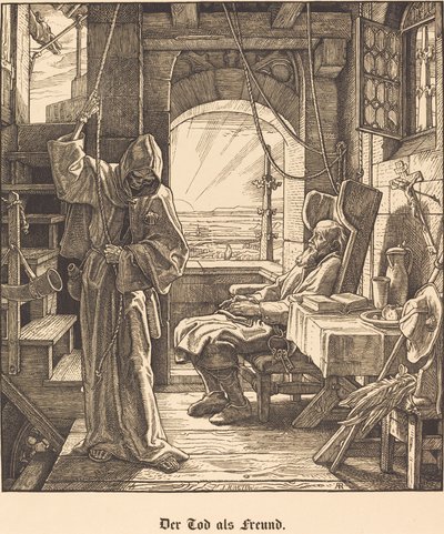Døden som ven af Alfred Rethel