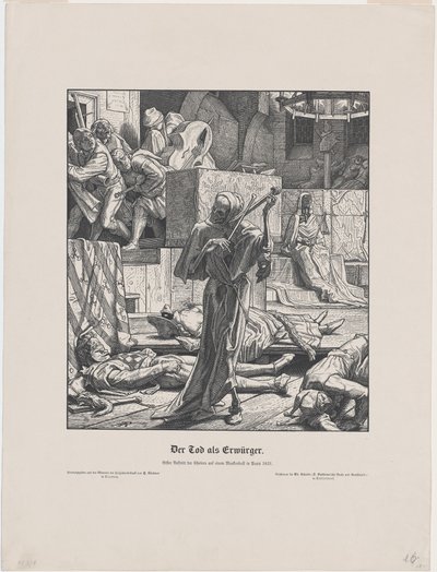 Døden som ven af Alfred Rethel