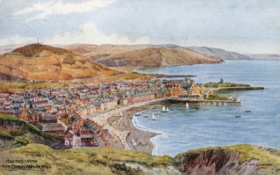 Aberystwyth fra Constitution Hill af Alfred Robert Quinton