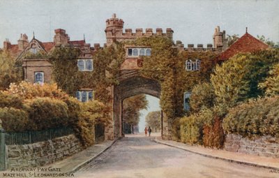 Archway Pay Gate, Maze Hill, St Leonards-on-Sea af Alfred Robert Quinton