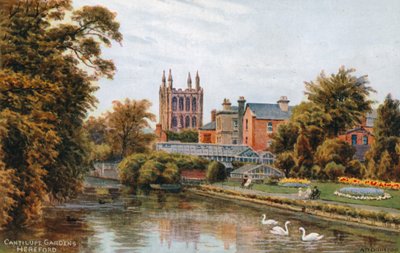 Cantilupe Gardens, Hereford af Alfred Robert Quinton