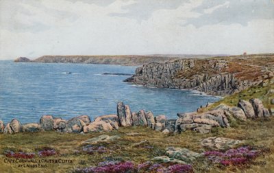 Cape Cornwall, og huler og klipper ved Lands End af Alfred Robert Quinton