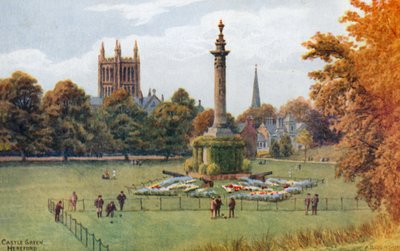 Castle Green, Hereford af Alfred Robert Quinton