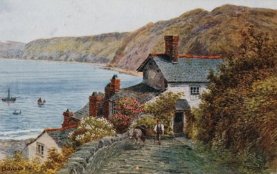 Clovelly Bay af Alfred Robert Quinton