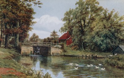 Coltishall Lock, på Bure af Alfred Robert Quinton