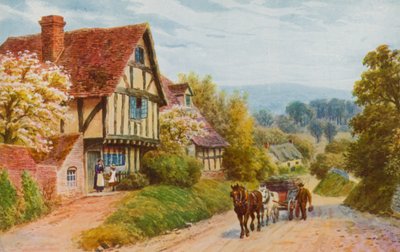 Cropthorne Hill nær Evesham af Alfred Robert Quinton