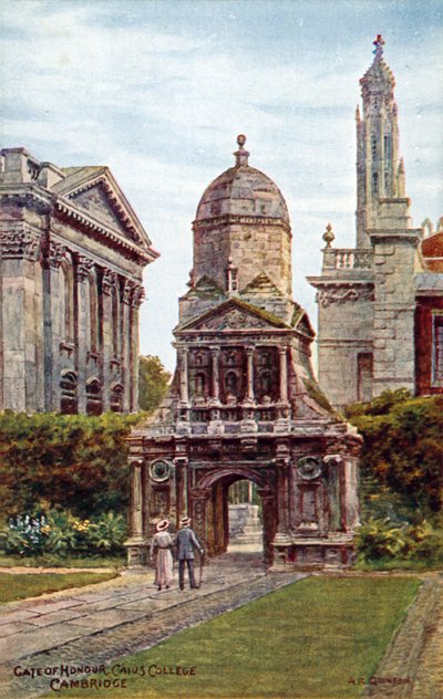 Gate of Honour, Caius College, Cambridge af Alfred Robert Quinton