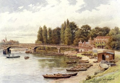 Hampton Bridge af Alfred Robert Quinton