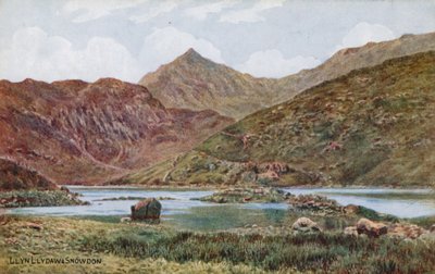 Llyn Brittany og Snowdon af Alfred Robert Quinton