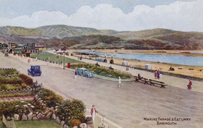 Marine Parade and Estuary, Barmouth af Alfred Robert Quinton