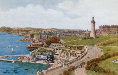 Plymouth, fra Citadellet af Alfred Robert Quinton