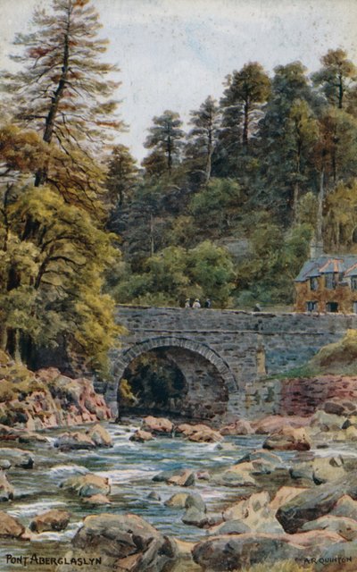 Aberglaslyn Bridge af Alfred Robert Quinton