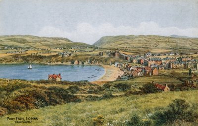 Port Erin, IO Man, fra syd af Alfred Robert Quinton