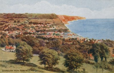 Sidmouth fra Peak Hill af Alfred Robert Quinton