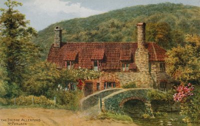 The Bridge, Allerford, Nr Porlock af Alfred Robert Quinton
