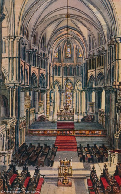 Choir Canterbury Cathedral af Alfred Robert Quinton