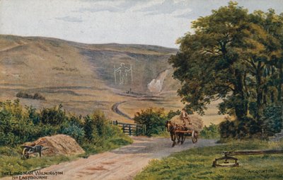 The Long Man, Wilmington, Eastbourne af Alfred Robert Quinton