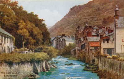 Lyn Valley, Lynmouth af Alfred Robert Quinton