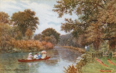Medway nær Maidstone af Alfred Robert Quinton