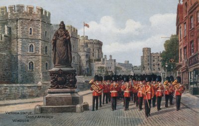 Victoria Statue, Castle Approach, Windsor af Alfred Robert Quinton