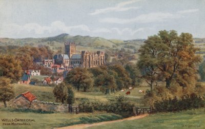 Wells Cathedral, fra Milton Hill af Alfred Robert Quinton
