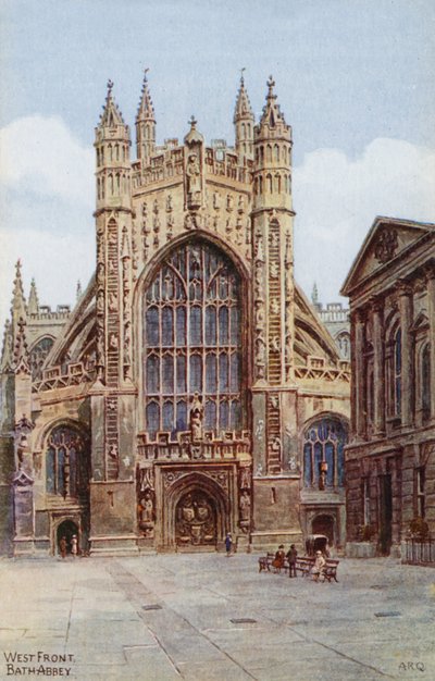 Vestfronten, Bath Abbey af Alfred Robert Quinton
