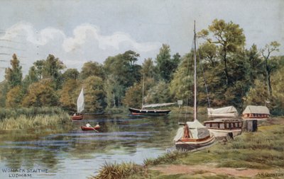 Womack Staithe, Ludham af Alfred Robert Quinton