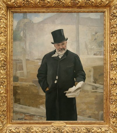 Portræt af Adolphe Alphand (1817-1891), 1888 (olie på lærred) af Alfred Roll