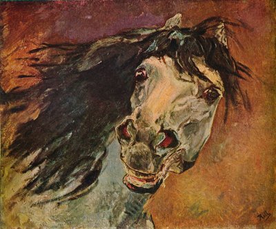 Andalusisk hestehoved, c1910 af Alfred Roll